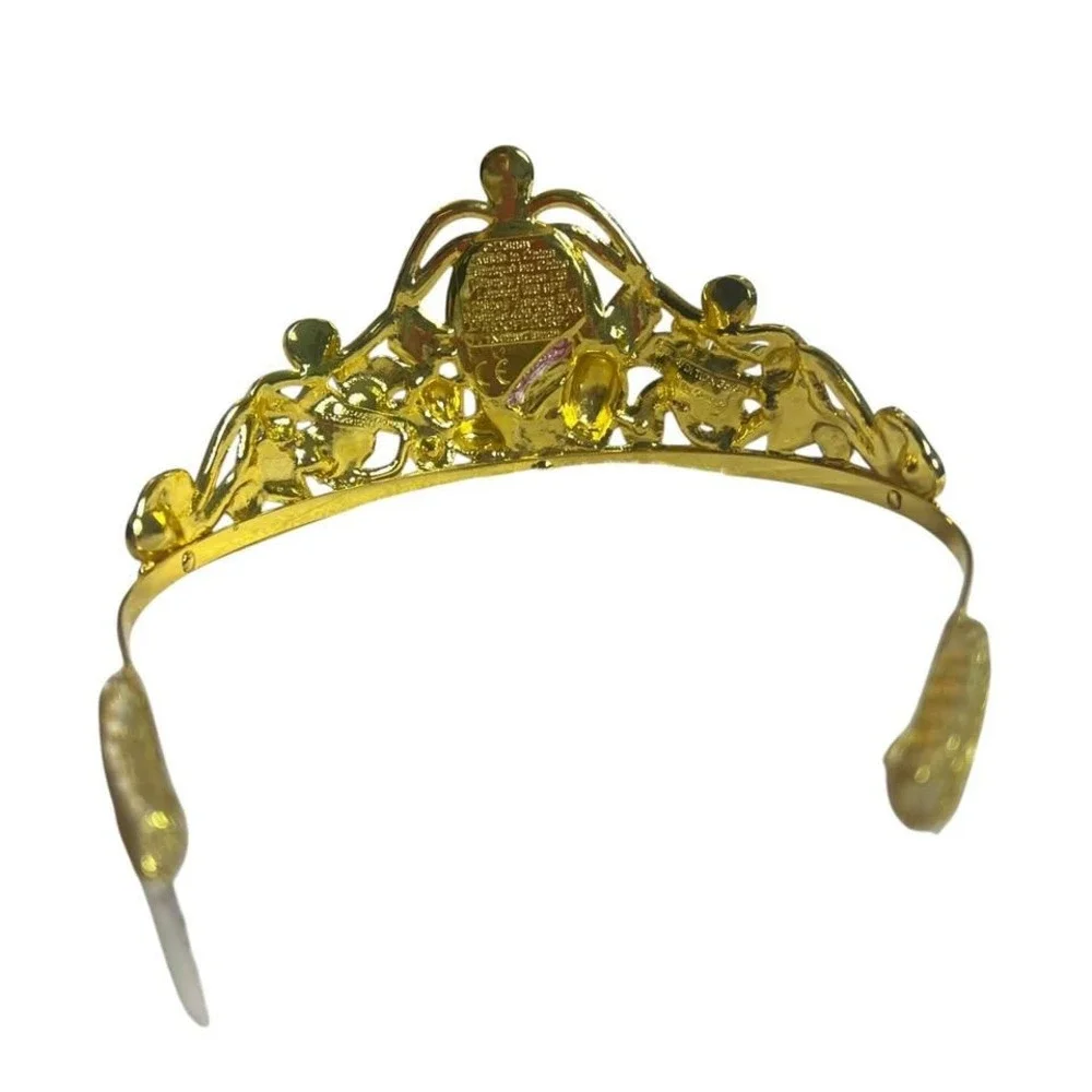 Disney Princess Tiara Rapunzel Costume Tiara Made Of Gold‎ Plated Metal